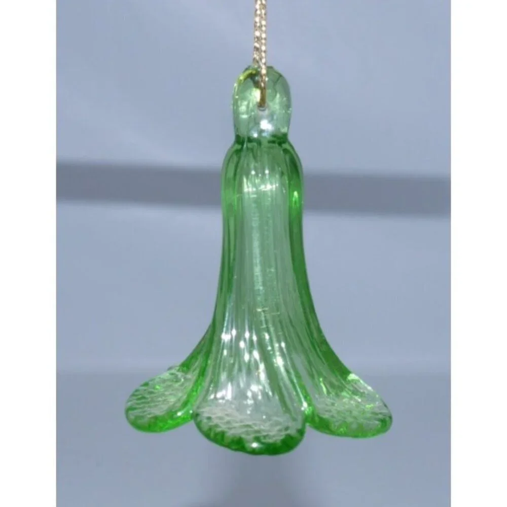 Two vintage glass hand blown ornaments 4